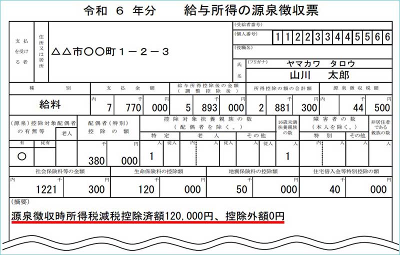 源泉徴収票