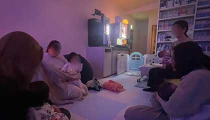 ０歳～２歳のお子さんを連れたママさんたちが集まりました