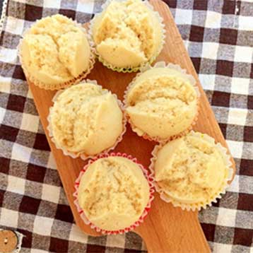 フライパンで簡単きな粉蒸しパン【離乳食】 レシピ・作り方